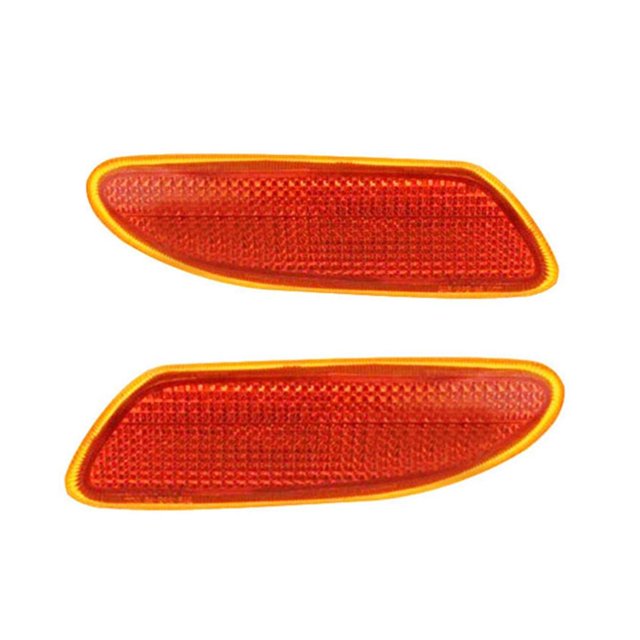 par de luces laterales izquierda y derecha para parachoques delantero de coche para luz de señal de giro Clase C W203 2038200421 A2038200421 como se muestra, como se muestra