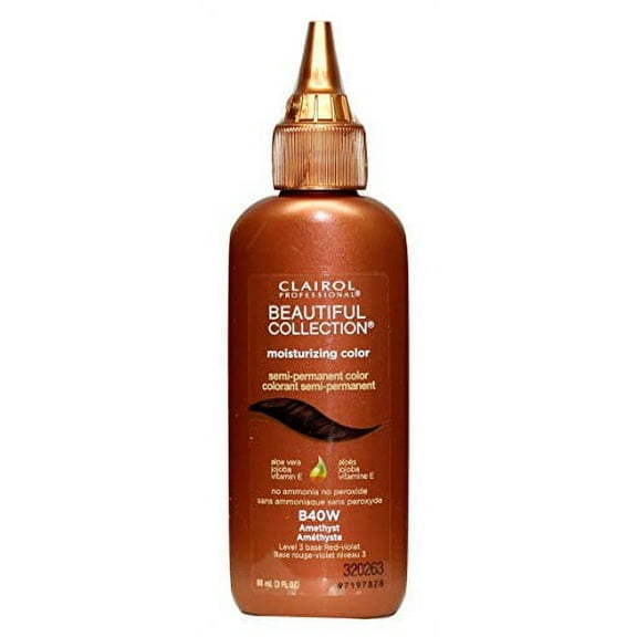 Clairol Beautiful Collection #B040W Amethyst 3 Ounce (88ml) (3 Pack)