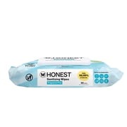The Honest Company Fragrance Free Sanitizing Alcohol Wipes, Antibacterial with Aloe, Kills 99.99% of Germs, 50 Count