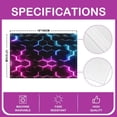 thumbnail image 2 of Honeycomb Placemats Set of 4, Hexagonal Table Place Mats,Geometrical Blue Purple Beehive Placemat for Kitchen Dining Table Decoration Geometric Simplistic Indoor Outdoor 18"x12", 2 of 4