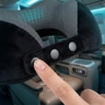 thumbnail image 6 of Adjustable Neck Pillow for Traveling, 100% Pure Memory Foam Travel Pillows for Airplanes, Portable Plane Accessories with Eye Mask & Earplugs, Comfortable Flight Pillow for Long Trips, 6 of 8