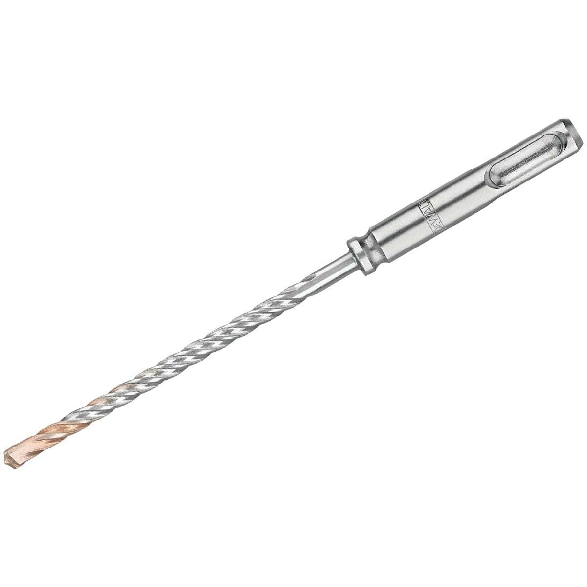 DEWALT DW5403 Hammer Drill Bit, 3/16 in Dia, 6-1/2 in OAL, Helix Flute, 4-Flute, 3/8 in Dia Shank, SDS Plus Shank