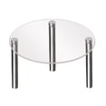 thumbnail image 1 of 1 Set Acrylic Cake Stand Transparent Good Load Bearing High Strength Stable Food Grade Acrylic Cake Display Risers Stand Rack Party Supplies, 1 of 5