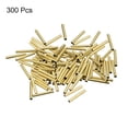 thumbnail image 3 of Uxcell 2x1.7x15mm Brass Tube Spacer Beads for DIY Crafts, Gold 300 Pack, 3 of 5