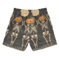 thumbnail image 7 of FORMRS Boys Swim Trunks Quick Dry Mesh Liner Boardshorts Sizes XS-XL, Beige Halloween Skeleton, 7 of 7