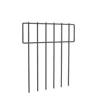 20PC 13inch*17inch Metal Protective Decorative Garden Fence, Animal Barrier, Yard and Lawn Isolation Fence, Outdoor Wrought Iron Fence