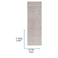 thumbnail image 4 of Livabliss Washable Rugs for Living Room, 3x8 Vinny Traditional Beige Runner Area Rug, Bedroom Dining Room Home Decor Stain Resistant Carpet (2'7" x 7'10" Runner), 4 of 8