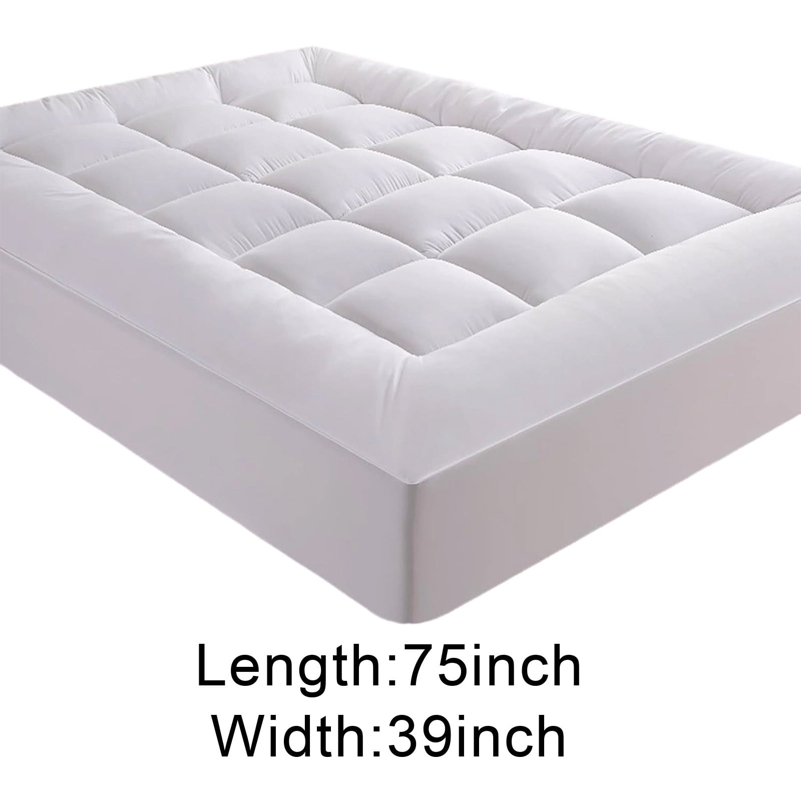 AHGQT 1000 GSM Mattress Topper Queen Size, Luxury Extra Thick Breathable Fluffy Soft Cooling Bed Cover with Deep Pocket, Fits Standard Mattresses Perfectly, Supportive Mattress Pad for Home & Dorm