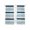 Navy blue, gray, turquoise, variant on Khaki Striped Sheer Curtains 84 Inch Length 2 Panels Set Window Treatments, Navy Blue Farmhouse Stripes Modern Abstract Art Rod Pocket Semi Curtains for Living Room/Bedroom/Kitchen, 104"W x 84"L