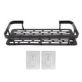 thumbnail image 2 of Shower Caddy Shelf, 30 X 13 X 5.5cm Aluminium Rustproof Single Tier Sticker Installation Shower Shelf, Adopts Drainage Design, For Bathroom, 2 of 8