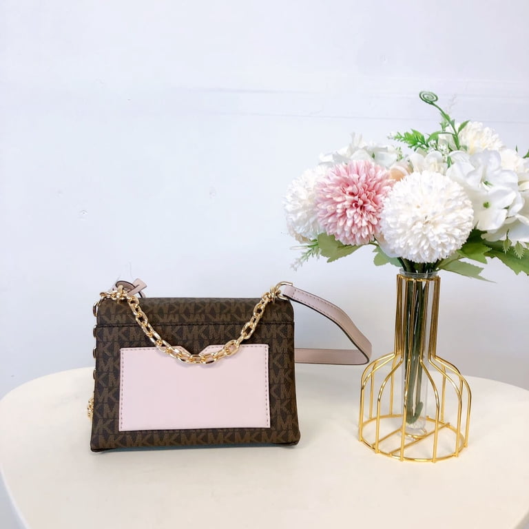 Michael Kors 35F2G0EC5B Cece Small Logo Shoulder Bag IN Brown 