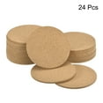 thumbnail image 3 of Uxcell 100mm(3.94") Round Coasters 4mm Thick Cork Cup Mat Pad for Tableware 24 Pack, 3 of 5