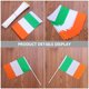 thumbnail image 4 of KALLORY 20Ud Handheld Ireland Flag Patriotic Decoration Polyester Durable, 4 of 6