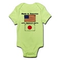 thumbnail image 1 of CafePress - Made In America With Japanese Parts Body Suit - Baby Light Bodysuit, 1 of 1