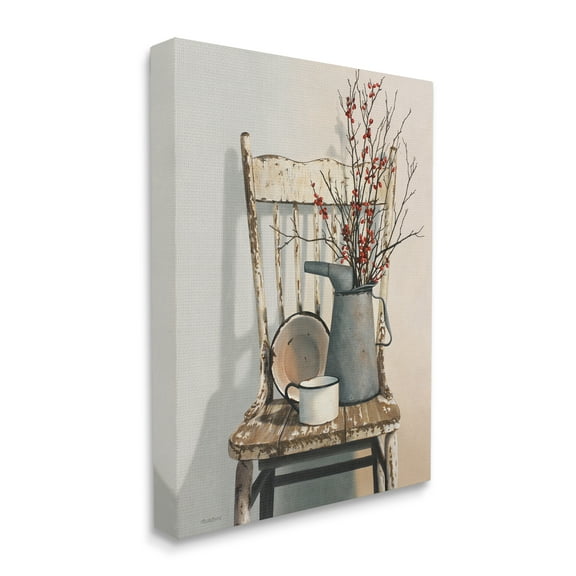 Stupell Industries Vintage Rustic Things Neutral Painting Super Canvas Wall Art by Cecile Baird