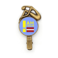 thumbnail image 1 of Soy de Letonia Broche broche broche broche Metal retro, 1 of 3