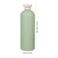 thumbnail image 2 of ColoMX 2 botellas de viaje con tapa abatible, a prueba de fugas, rellenables, de plástico, para cremas, lociones, bases de maquillaje, champú y acondicionadores, 400 ml., 2 of 7