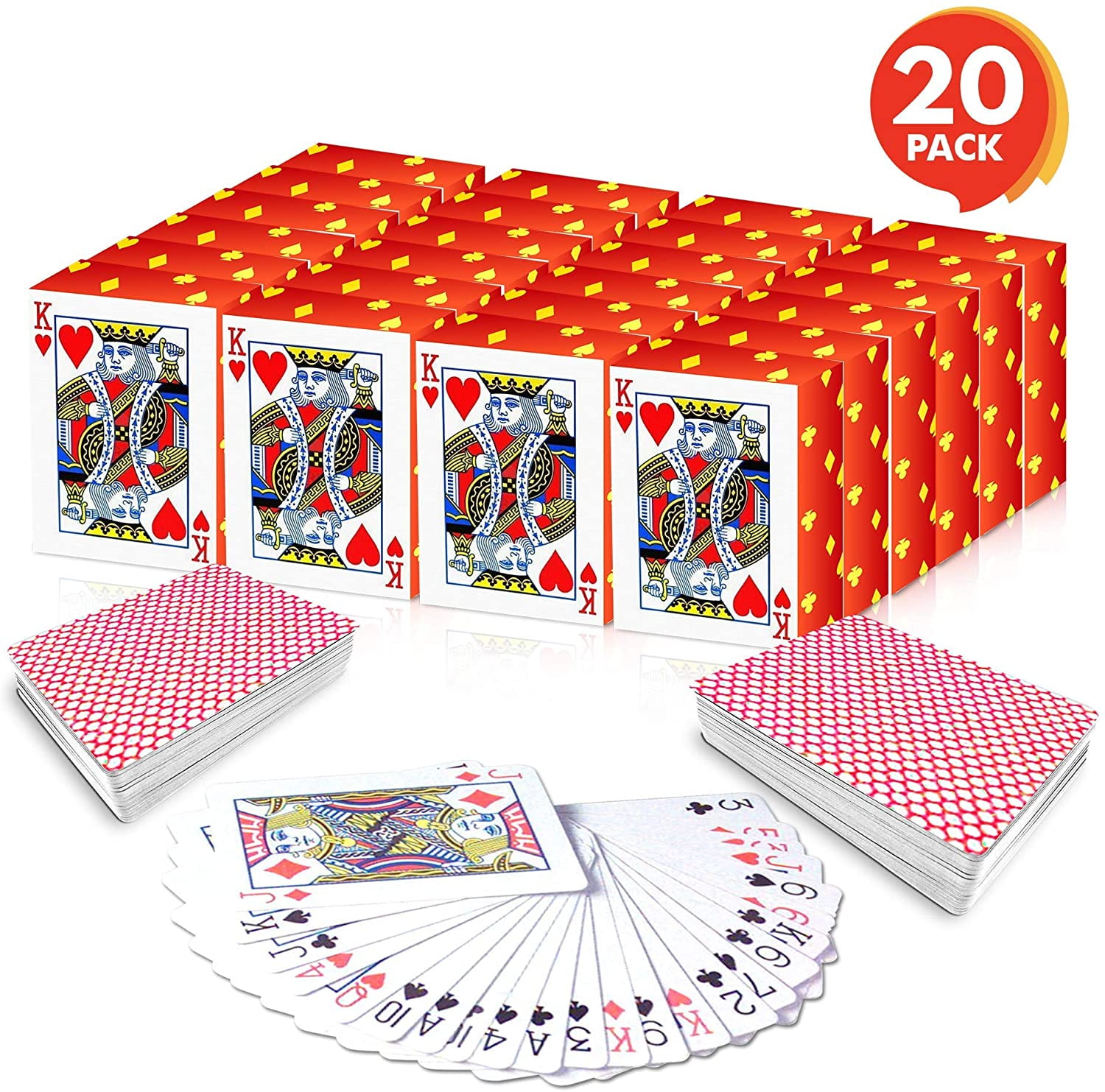 2 Packs of PLAYING CARDS Party Poker Bridge Game Toy