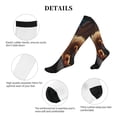 thumbnail image 5 of Lsque Squirrel Sleeping In Tree Pattern Sport Compression Socks for Men & Women 15-20 mmHg Knee High Nurse Pregnant Running Medical and Travel Athletic, 5 of 6