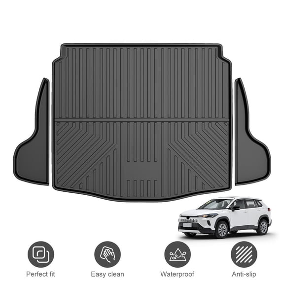 All Weather TPE Heavy Duty Cargo Mat Fit For Toyota Corolla Cross 2022-2026 (FWD Models Only)