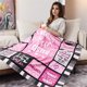 thumbnail image 3 of LHSHID Mom Blanket Gift for Mom for Mothers Day from Daughter Mom Gift from Son Best Mom Ever Pink Blanket for Sofa Bed Birthday for Mother from Son Daughter 50x60in, 3 of 5