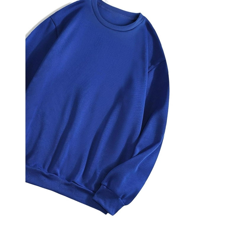 Plain royal blue sweatshirt hotsell