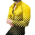 thumbnail image 1 of CAROOTU Chemise Décontractée à Manches Longues Imprimée Fine Mode Décontractée Couleur pour Hommes, 1 of 6