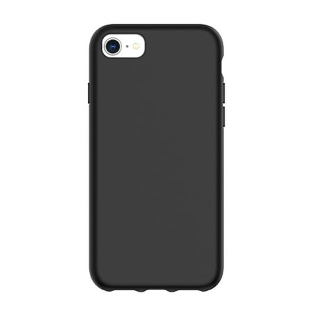 onn. Silicone Phone Case for iPhone 6 / 6s / 7 / 8 / SE - Black