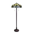 thumbnail image 2 of RADIANCE Goods Tiffany-Style Dark Bronze 2-Light Victorian Floor Lamp 18" Shade, 2 of 8