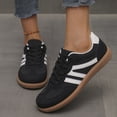 thumbnail image 6 of Dakaela Women's Retro Fashion Sneakers Classic Leopard Casual Running Walking Shoes Memory Foam Non Slip Gym Workout Trainers Black Size 5.5, 6 of 9