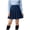 Navy#6, variant on hoksml Girls Uniform Skirts Solid Color Elastic Waist Four Season Pleated Flowing Skorts Performance Dance Skirt 2-17 Years Children