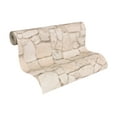thumbnail image 2 of AS Creation Morris Beige Natural Stone Unpasted Paper Wallpaper, 20.9-in by 33-ft, 57.5 sq. ft., 2 of 3