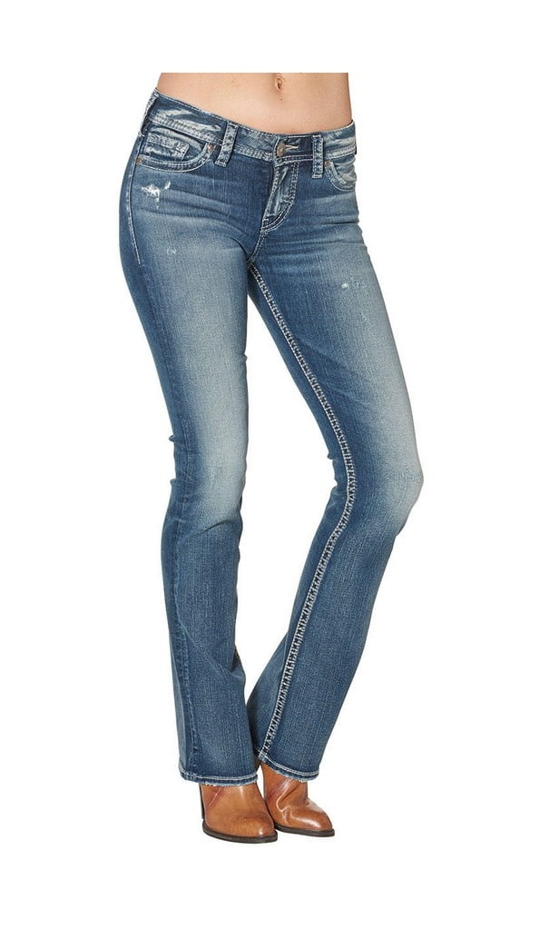 Silver Jeans Denim Womens Tuesday Bootcut Dark Wash L13705SAI371 ...