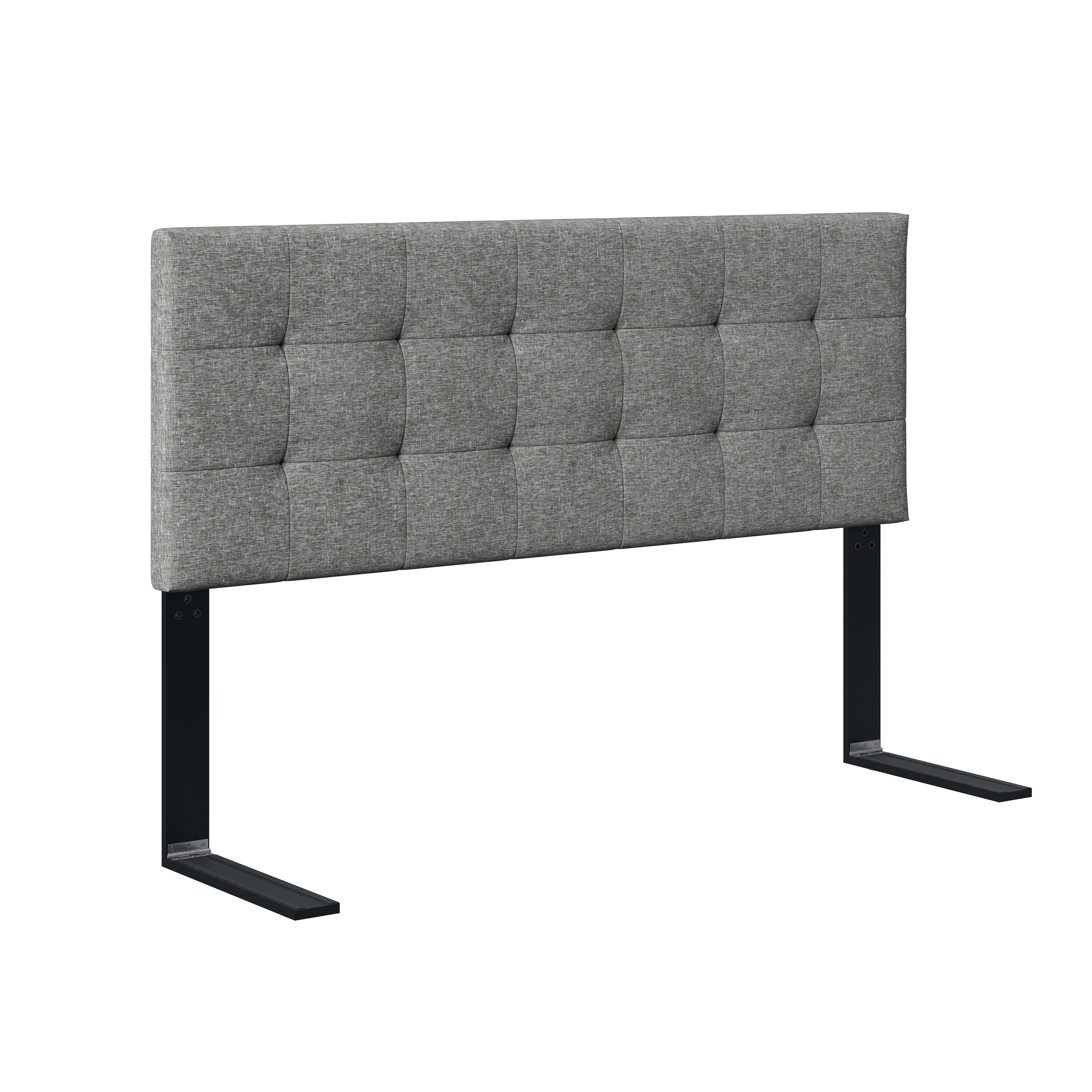 Boyd Sleep Linen Instant Adjustable Headboard, Gray