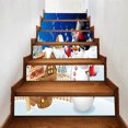 thumbnail image 2 of SZTXJ 3D Stair Stickers-39.3inch x 7.08inch-1-Self Adhesive PVC Stair Risers Removable Stair Stickers Stickers Festival Wallpaper Home Party Decor, 2 of 4