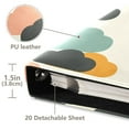 thumbnail image 3 of FORMRS 3 Ring Photo Album 4"x6" Self Adhesive Large Capacity PU Leather Cover, Simple Clouds, 3 of 8