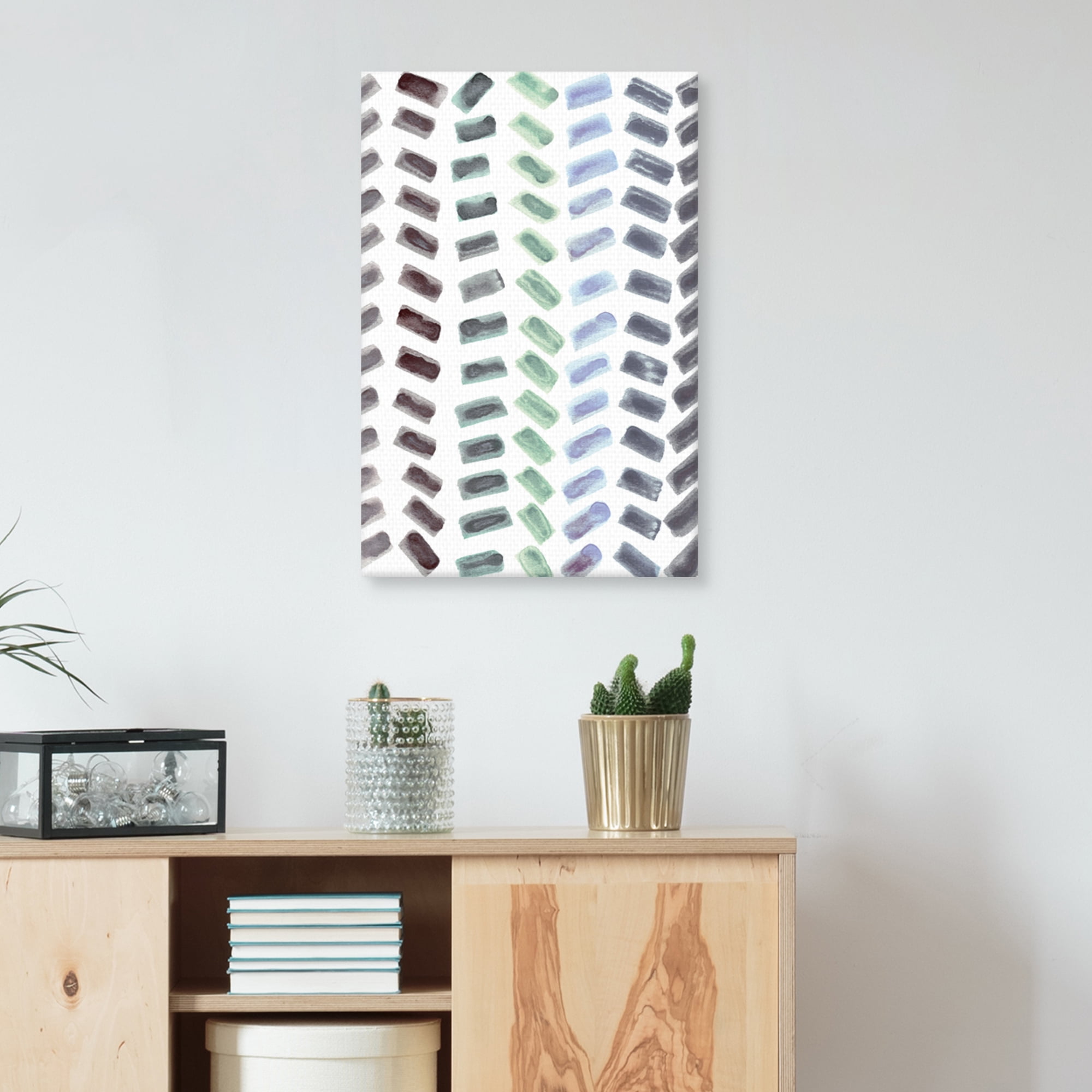 Geometric Dance by Lottie Fontaine Canvas Art Print