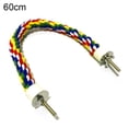 thumbnail image 2 of Flmtop Pet Bird Parrot Chewing Bar Swing Hanging Climbing Perch Cage Play Bite Toy Random Color, 2 of 9
