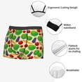 thumbnail image 5 of Rateoe Vegetable Mens Boxer Briefs Poly Spandex Performance Boxer Briefs Underwear Hem Boxer Briefs - X-Large, 5 of 8