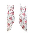 thumbnail image 4 of Puntoco Vestidos Mujer Verano Fiesta De Mujer Sexy Fiesta De Graduación Moda Estampado Floral Patrón Torcido Volantes Sin Tirantes Dobladillo Falda, 4 of 9