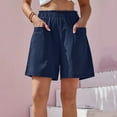thumbnail image 4 of WILLBEST Pantalones Casuales para Mujer, Pantalones Deportivos Casuales Sólidos para Mujer, Pantalones Cortos con Cintura Elástica y Bolsillos, Uso Diario para Actividades Activas Chica, 4 of 4