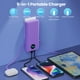 thumbnail image 3 of Banco de energía APHUWJ 33800 mAh USB C con cables y enchufe integrados, 3 of 7
