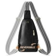 thumbnail image 2 of GAEKEAO Sling Bag for Women Crossbody Bags Fanny Pack Vegan Leather Chest Bag Travel Shoulder Belt Purse Backpack Gifts, 2 of 7