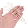 thumbnail image 2 of Miangastore 4pcs Iron Art Garden Trellis for Climbing Plants DIY Climbing Trellis Indoor Plant Support Small Garden Trellis Plant Climbing Rack for Potted Plants, 2 of 9