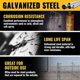 thumbnail image 2 of 1-3/8" Chain Link Fence Gate Hinge Kit, Gate Hinge Include Female Gate Frame Hinge(4 Pcs), Male Gate Post Hinge(5 Pcs), Galvanized Steel, Bolts & Nut, 2 of 5