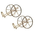 thumbnail image 1 of Oleegame 2PC Stand Ornament Decor Storage Bottle Gift Rack Party Wine Wedding Holder Kitchen，Dining Bar Brown, 1 of 6