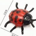 thumbnail image 6 of 20PCS Plastic Simulation Mini Ladybugs Miniature for Fairy Garden Adornment Micro Landscape Garden Decoration, 6 of 6