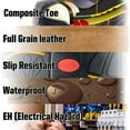 thumbnail image 6 of ROCKROOSTER Work Boots for Men, 9'' Waterproof Logger, Composite Toe, Oiled Slip Resistant, EH, Coolmax, Poron XRD, Kevlar, Anti-Fatigue AP156-11.5, 6 of 6