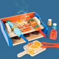 thumbnail image 1 of Juguetes de ,Juego de juguetes para de cocina de madera,juego de simulación para niños,BBQ juguetes playset juego de rol niñas niños niños,simulación resistente al CUTICAT Juguetes de barbacoa, 1 of 8