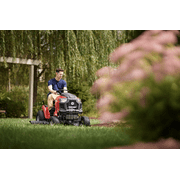 Troy-Bilt Bronco 46 Riding Lawn Mower | 547cc | 46 Side-Discharge, Twin-Blade, Steel Cutting Deck | AutoDrive Transmission